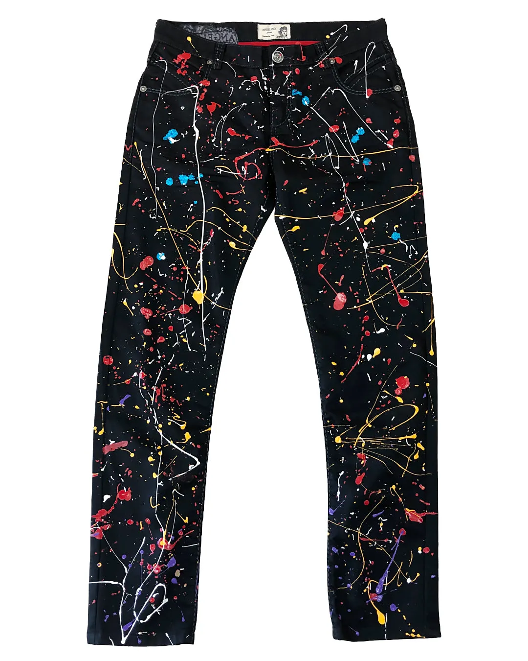 Men's Jeans - Hand painted Jeans - Drip