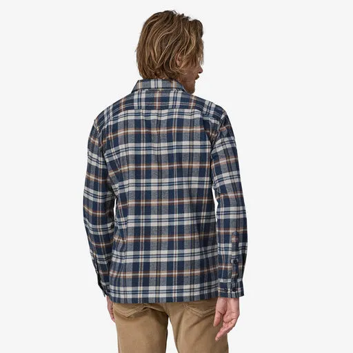 Men's Patagonia | Fjord Flannel Shirt | Fields: New Navy