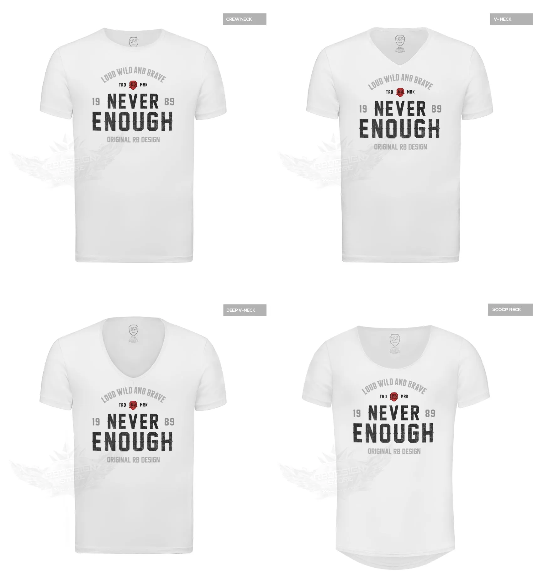 Men's T-shirt "Never Enough" MD981