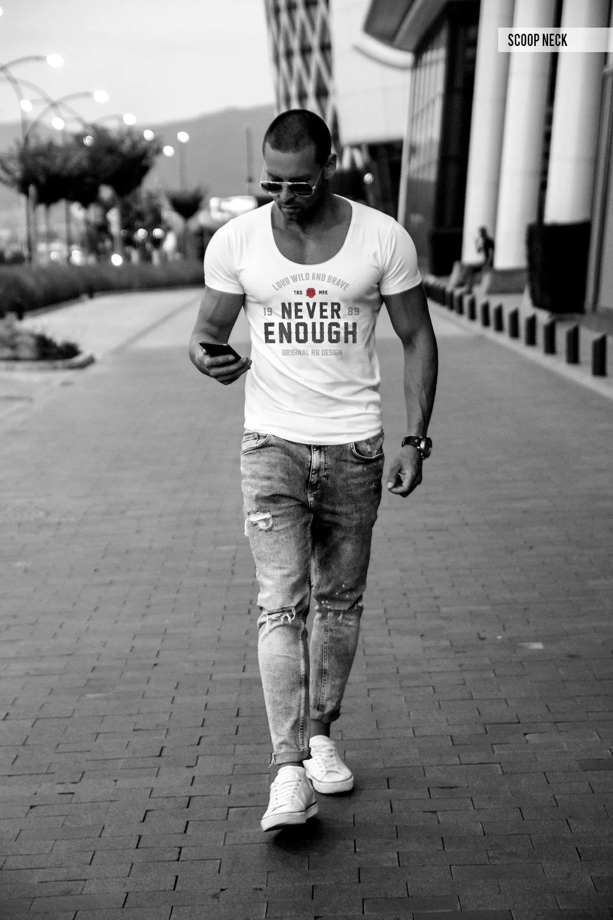 Men's T-shirt "Never Enough" MD981