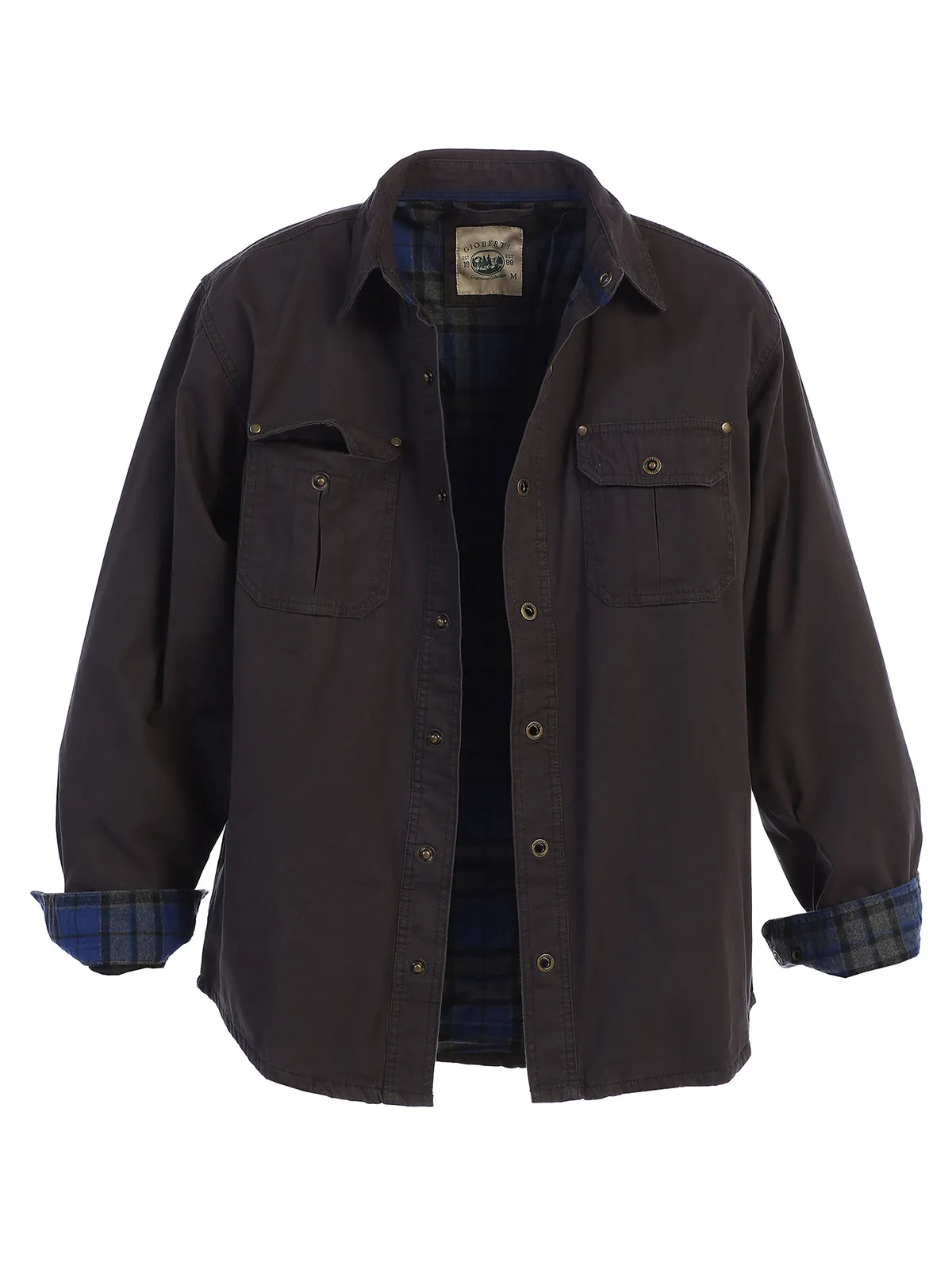 Men's Twill Jacket with Flannel Lining