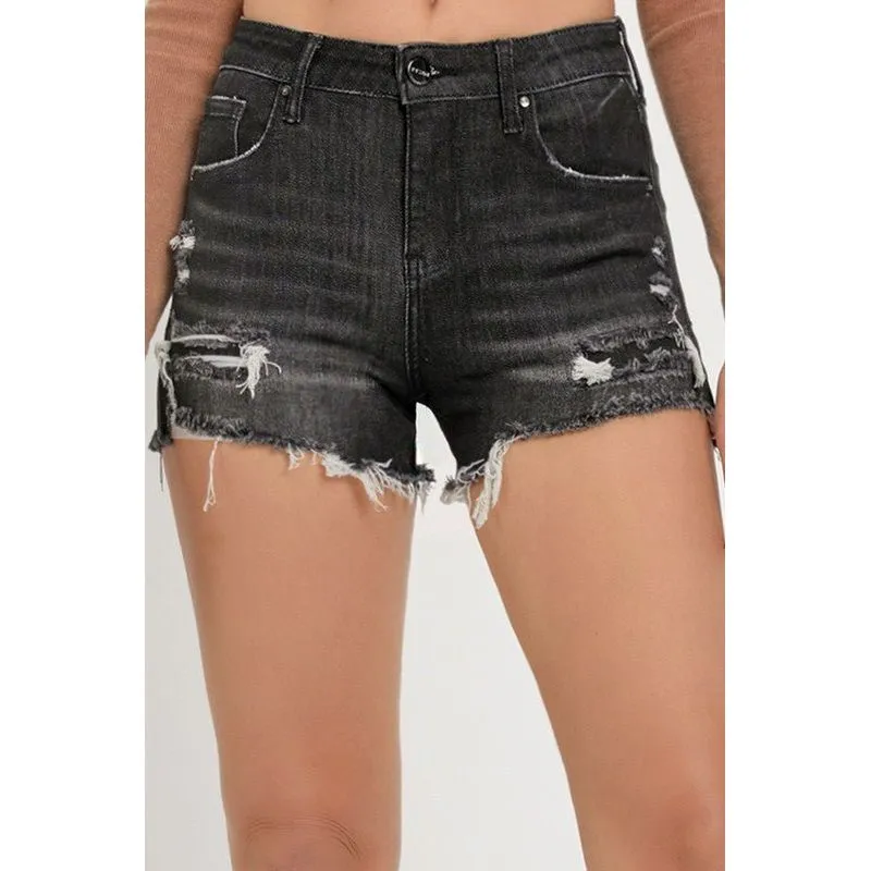 Mid Rise Patched Short