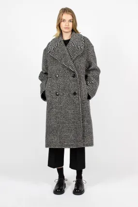 Overcoat Black/White Check