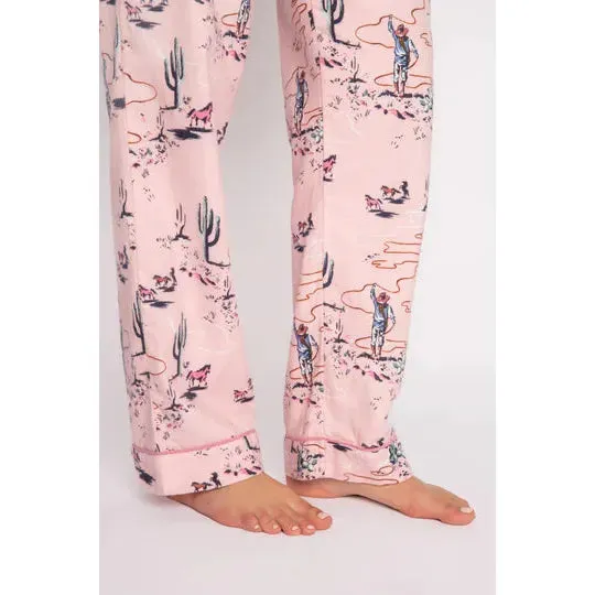 P.J. Salvage Pink Mist Flannel Set