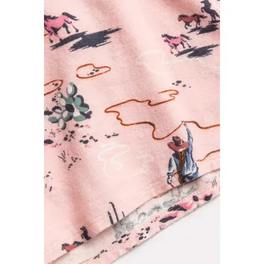 P.J. Salvage Pink Mist Flannel Set