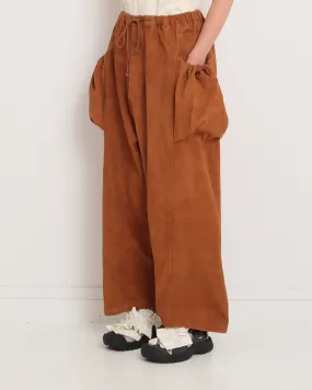 Salt Pants - Bark Brown Slub