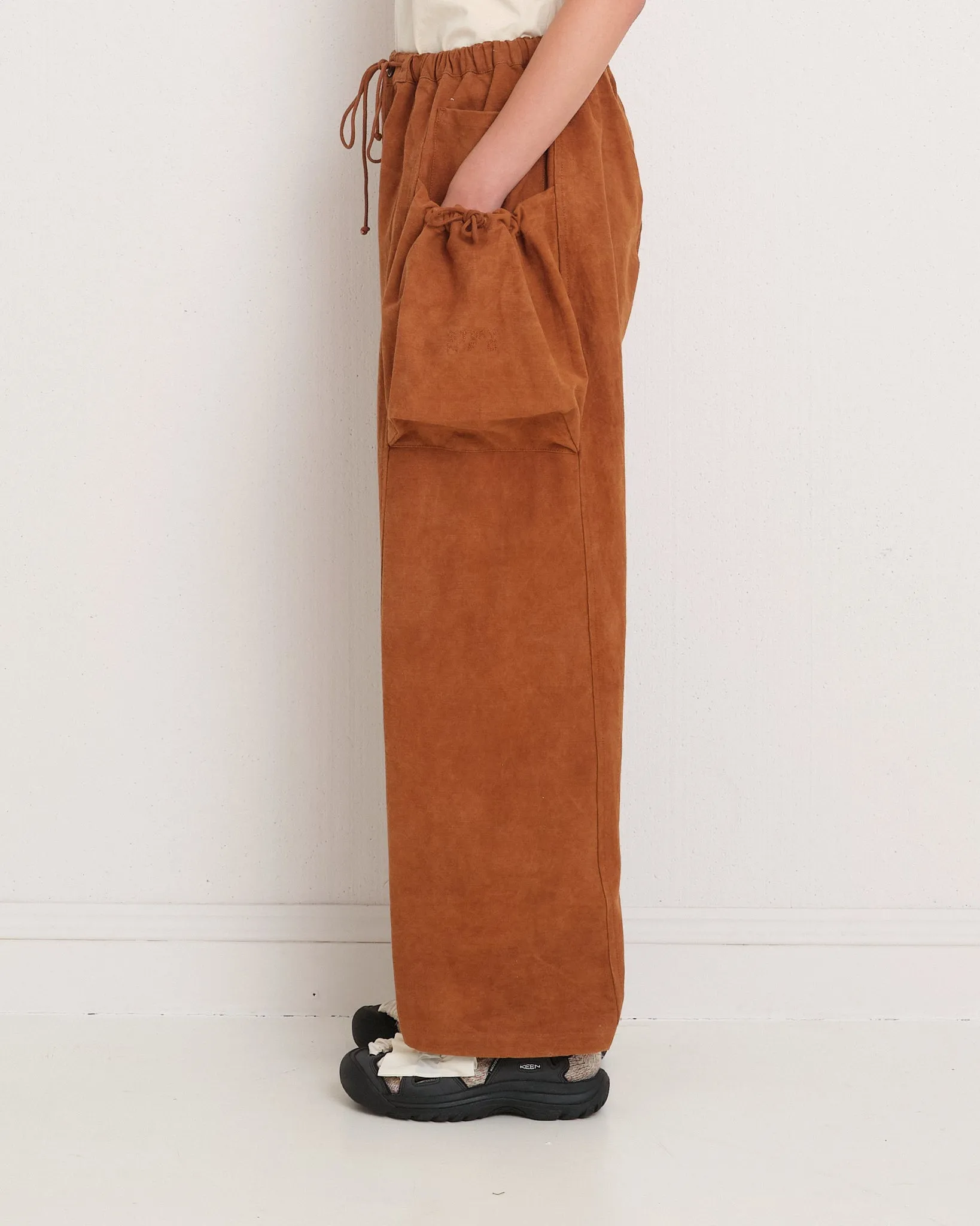 Salt Pants - Bark Brown Slub