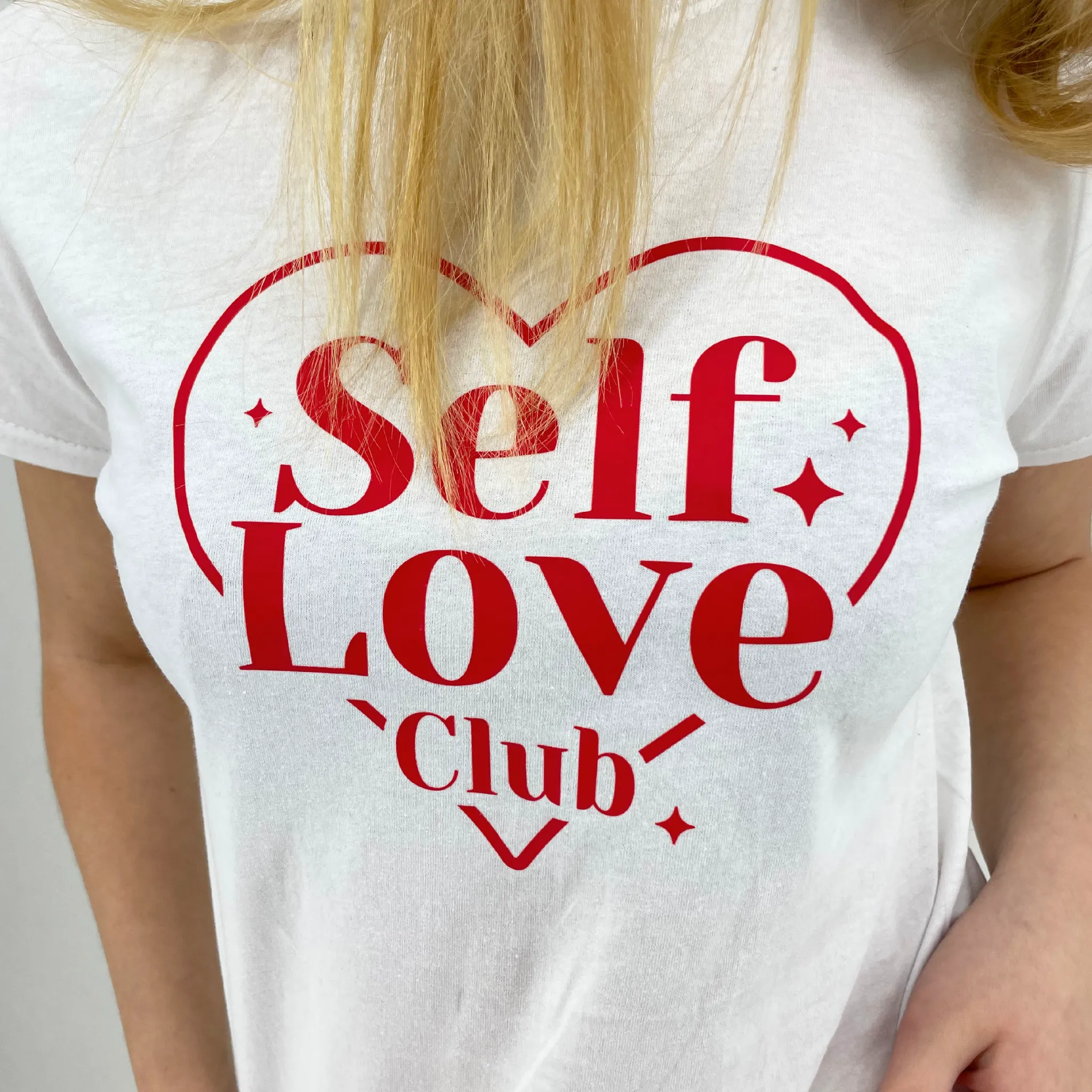 SELF LOVE CLUB, BABY TEE - VIT 