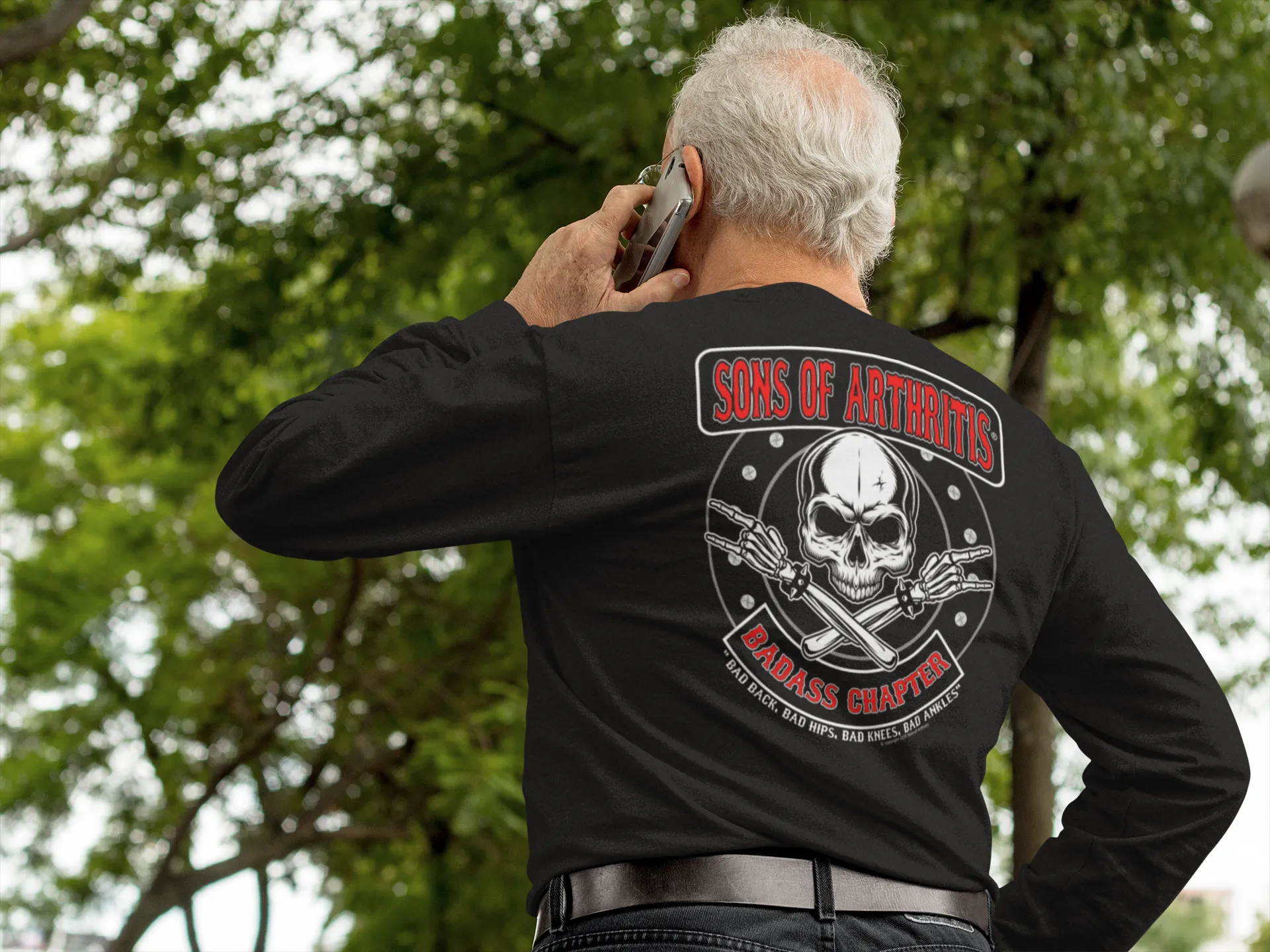 Sons of Arthritis Badass Chapter Long Sleeve T-Shirt