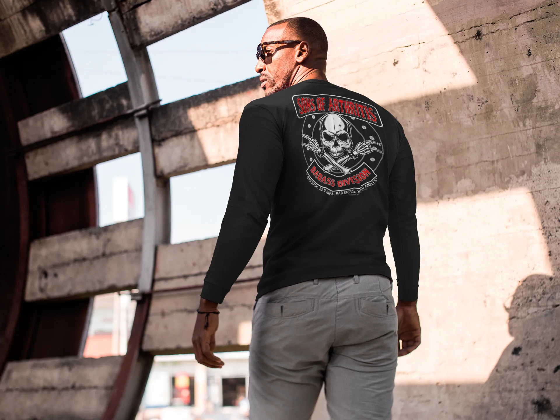 Sons of Arthritis Badass Division Long Sleeve T-Shirt