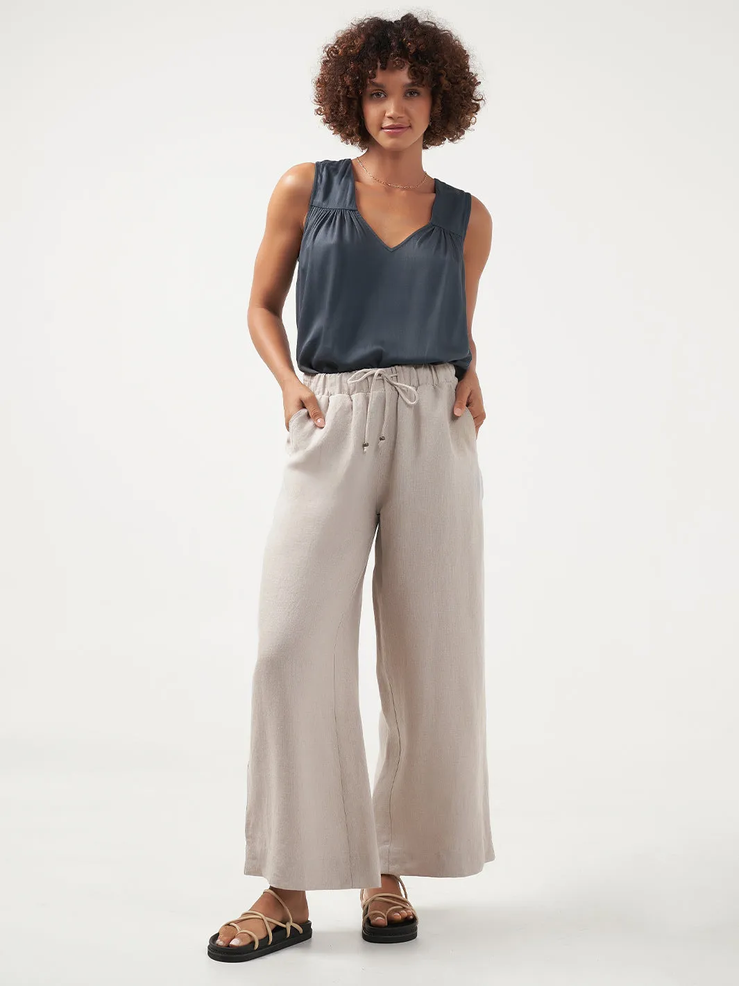 Sundara Linen Pants Flax