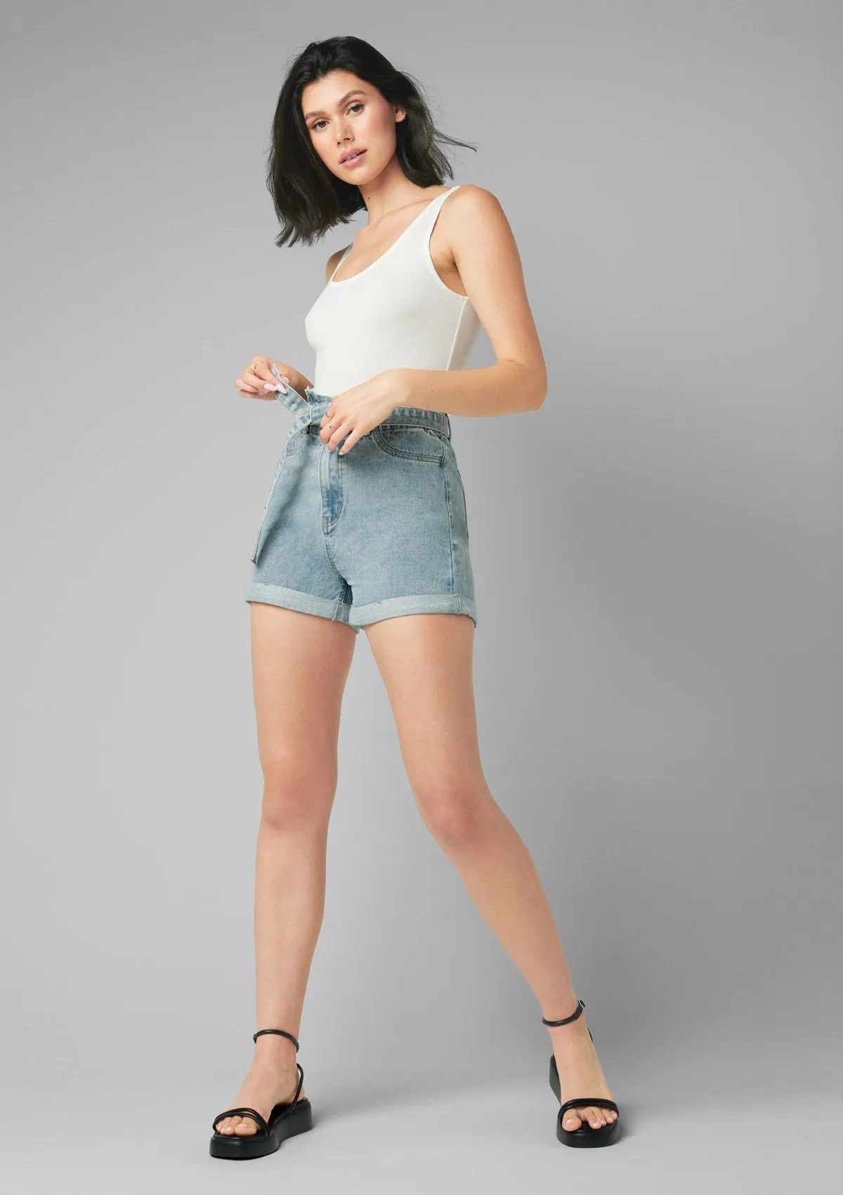 Tall Cynthia Denim Shorts