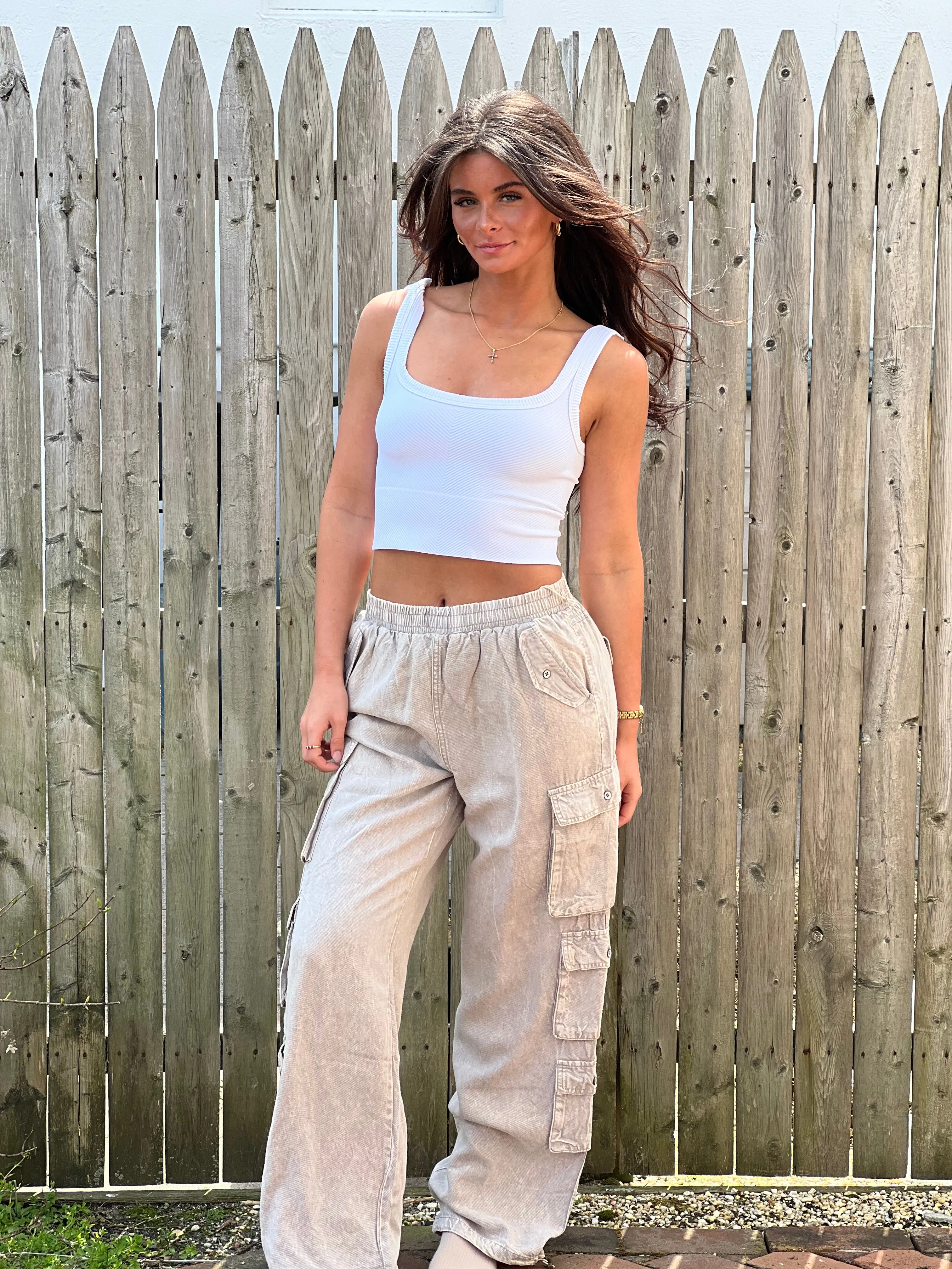 Tencel Cargo Pants