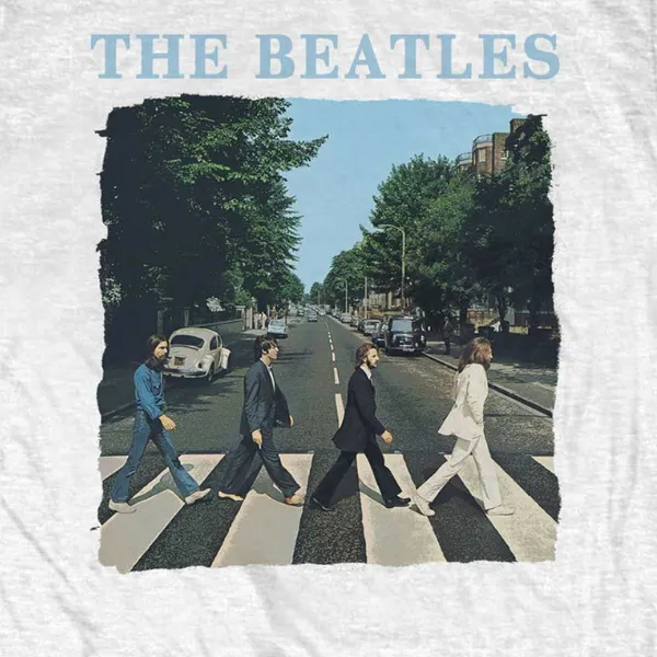 The Beatles Kids T-Shirt - Abbey Road Album Cover - White T-Shirt