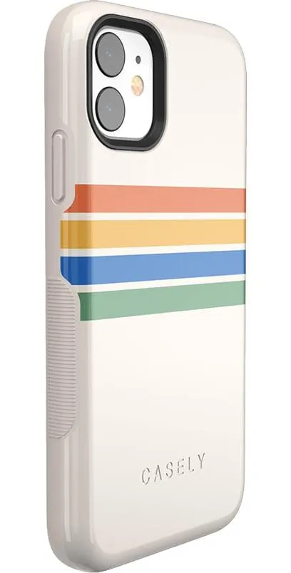 Totally Groovy | Rainbow Stripes Color Block Case