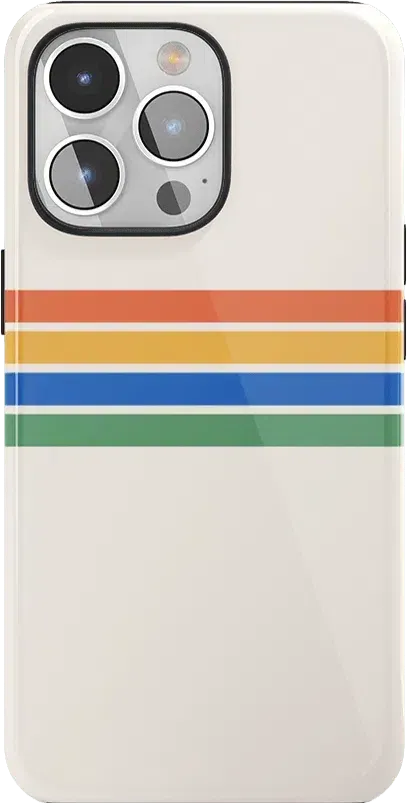 Totally Groovy | Rainbow Stripes Color Block Case