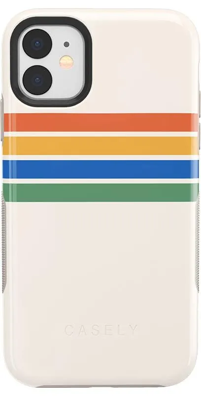 Totally Groovy | Rainbow Stripes Color Block Case