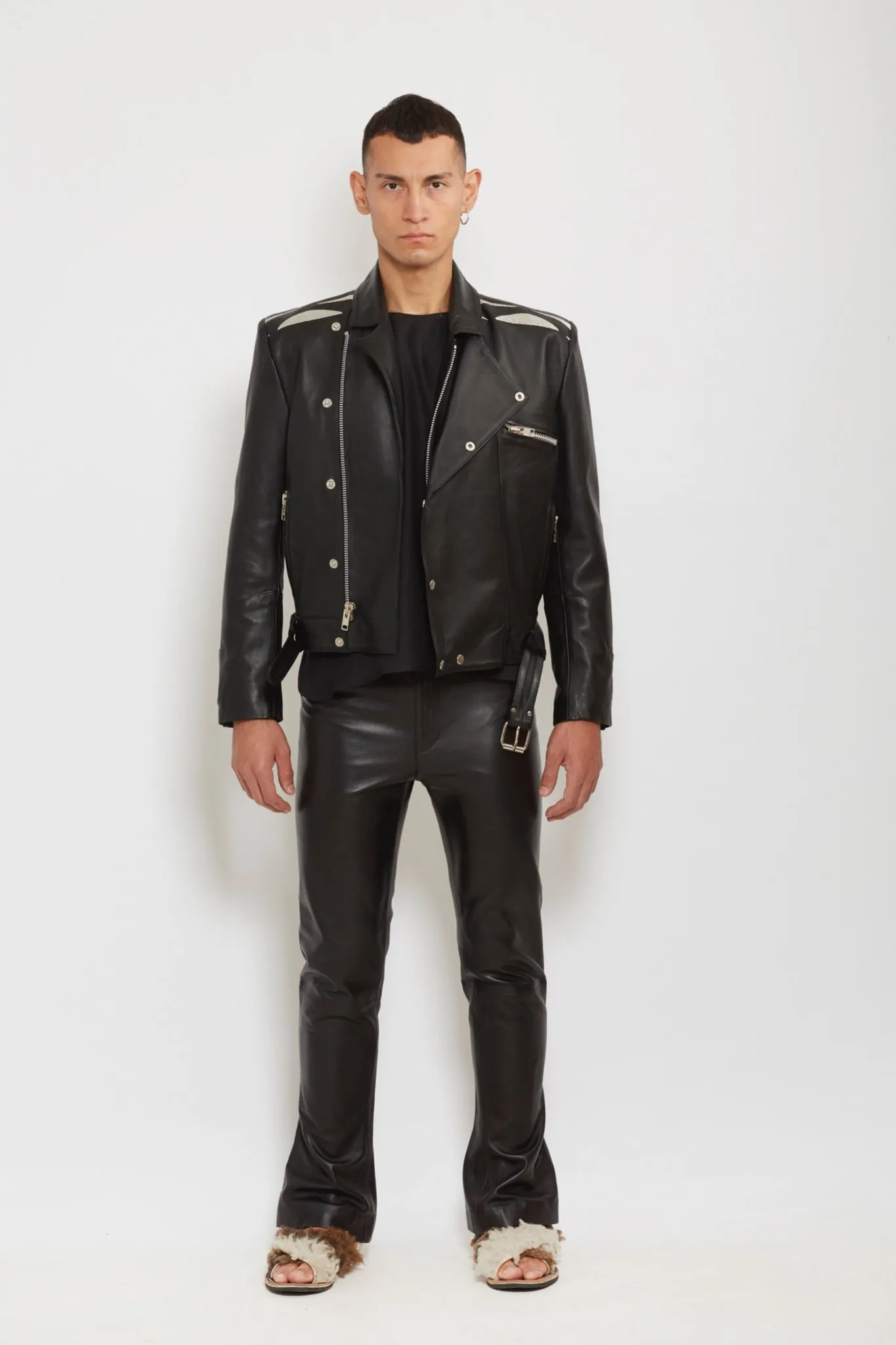 Vato: Black Leather Pants