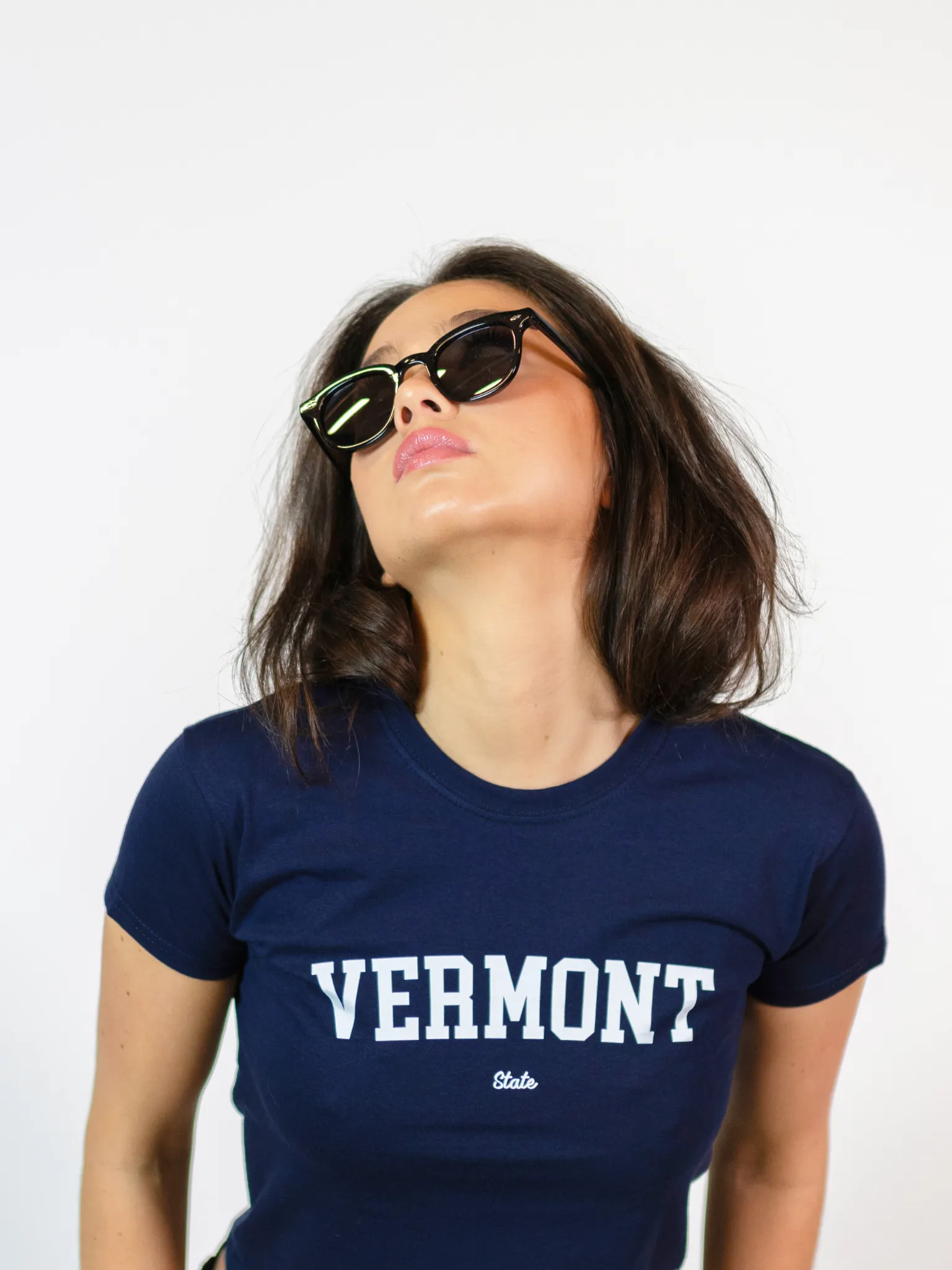 VERMONT (vit), BABY TEE - MARIN