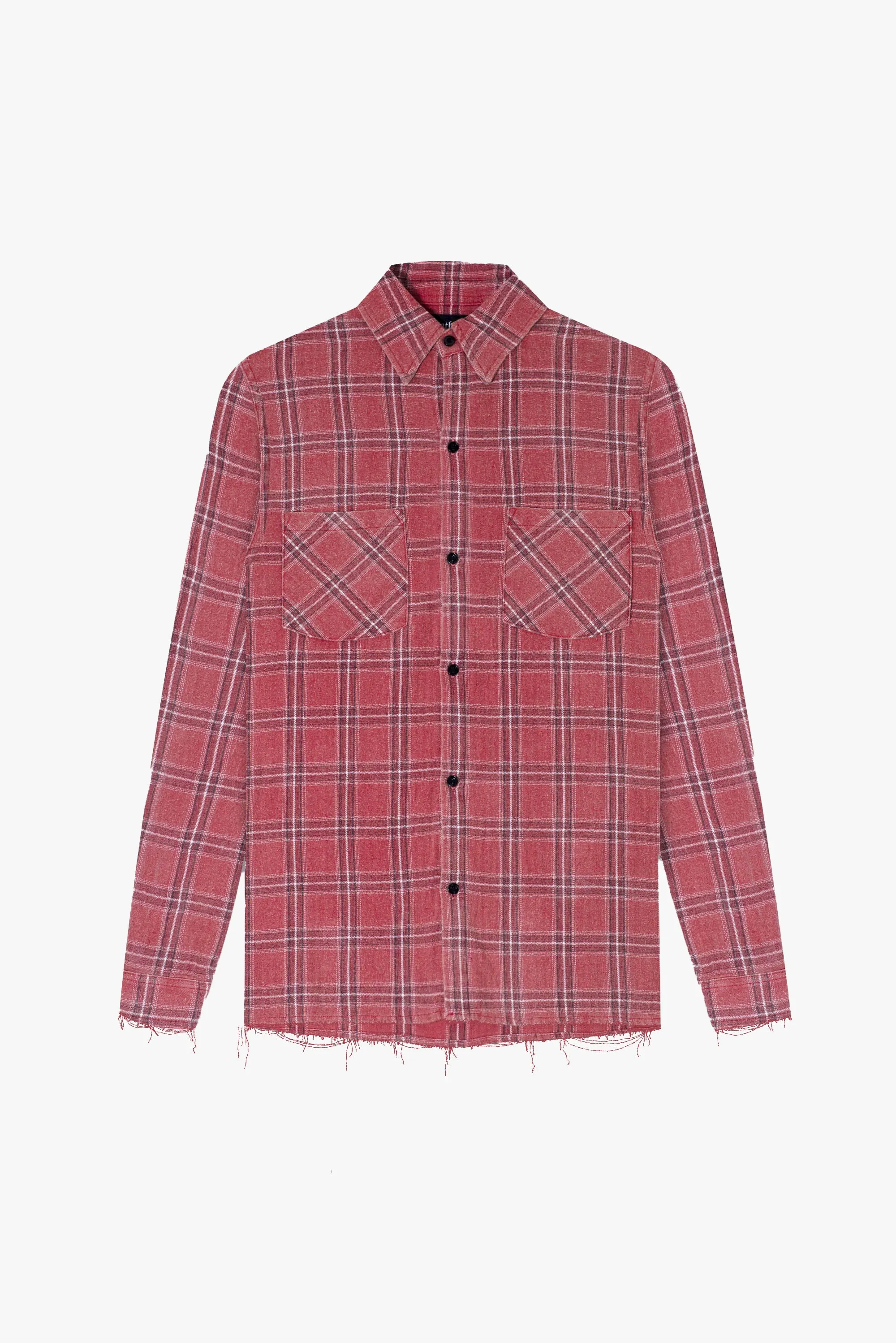 Vintage Flannel Shirt | Worn Red