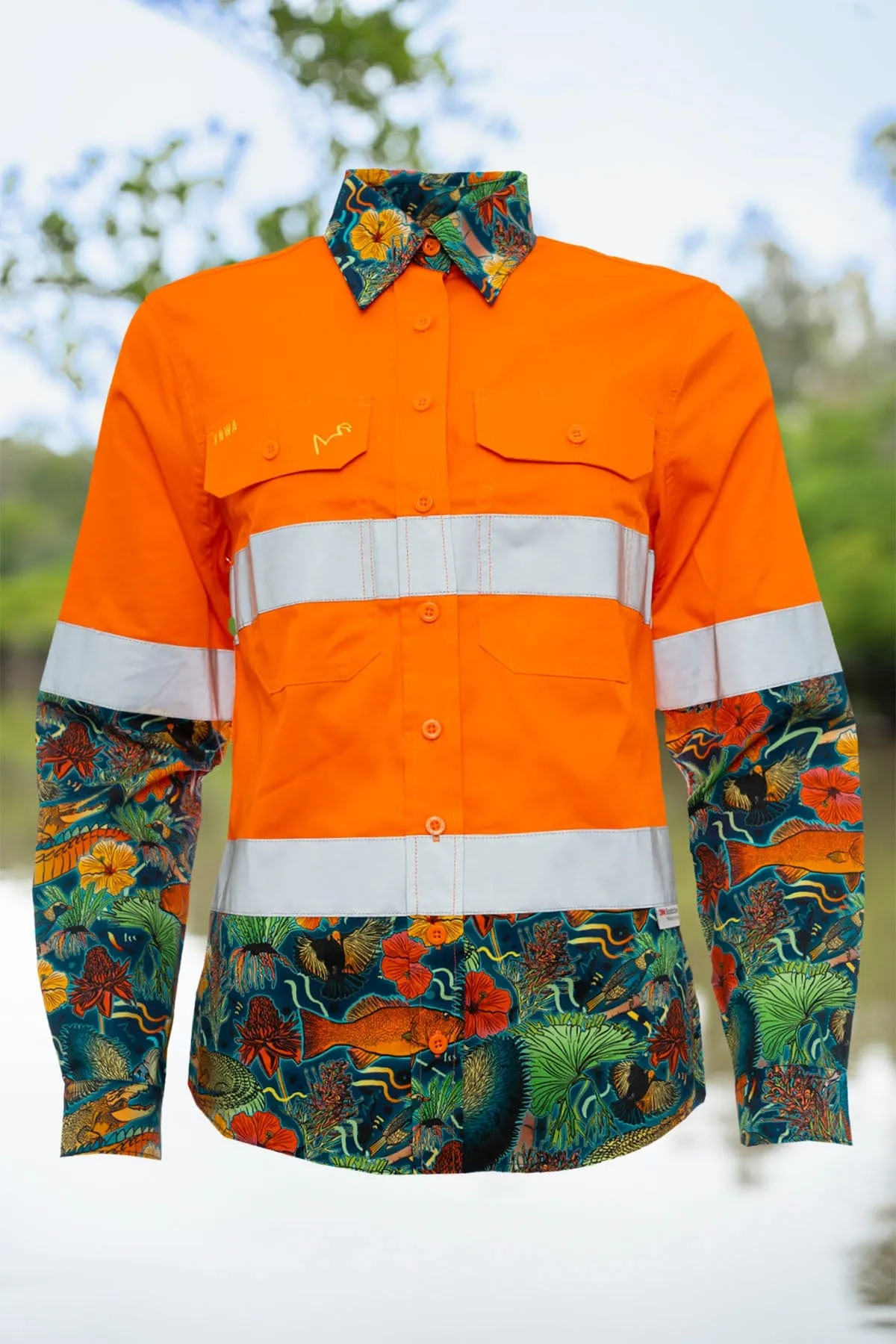 Women's Dundee Orange Day/Night Hi Vis Workshirt