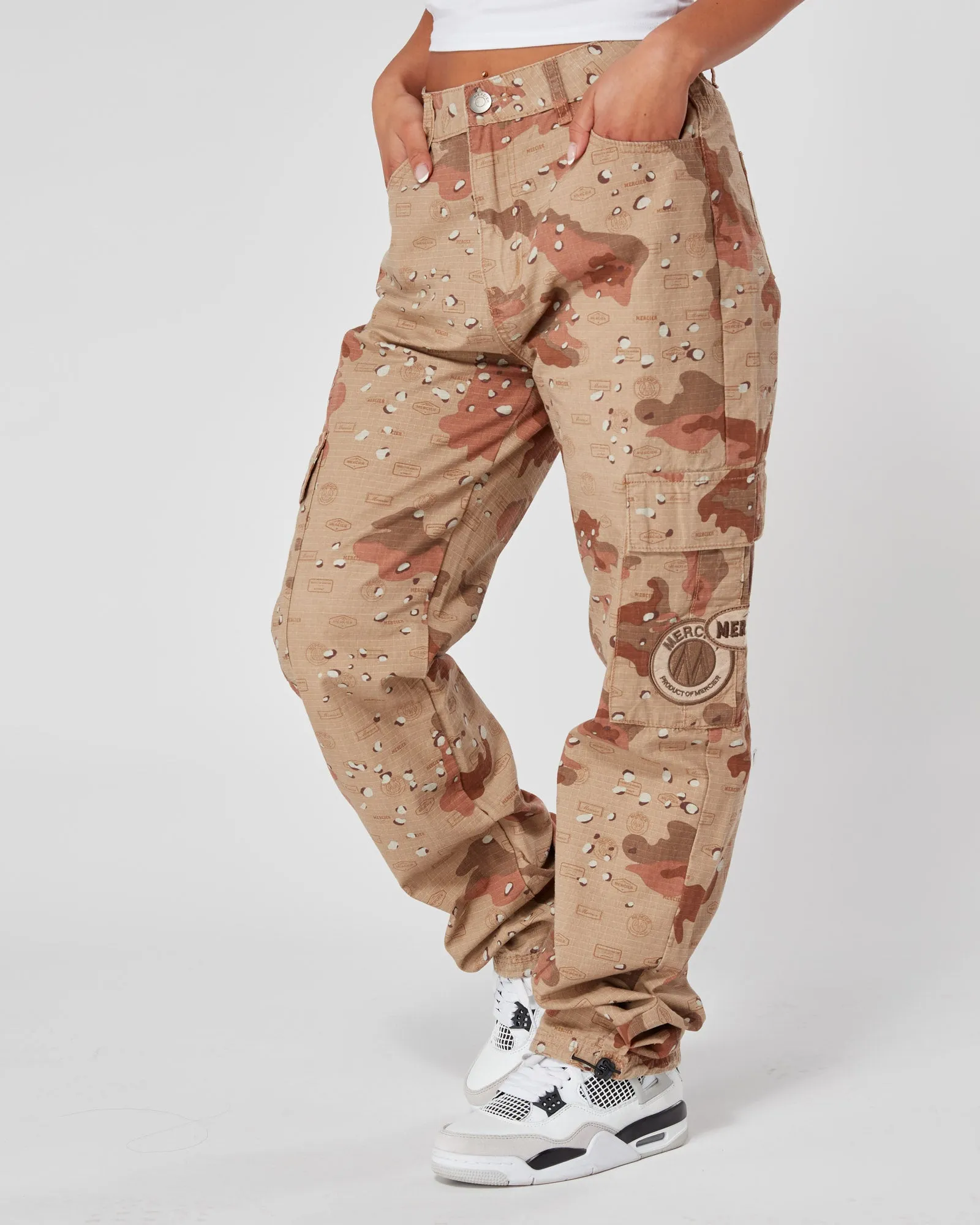 Womens Mercier Camo Cargo Pants